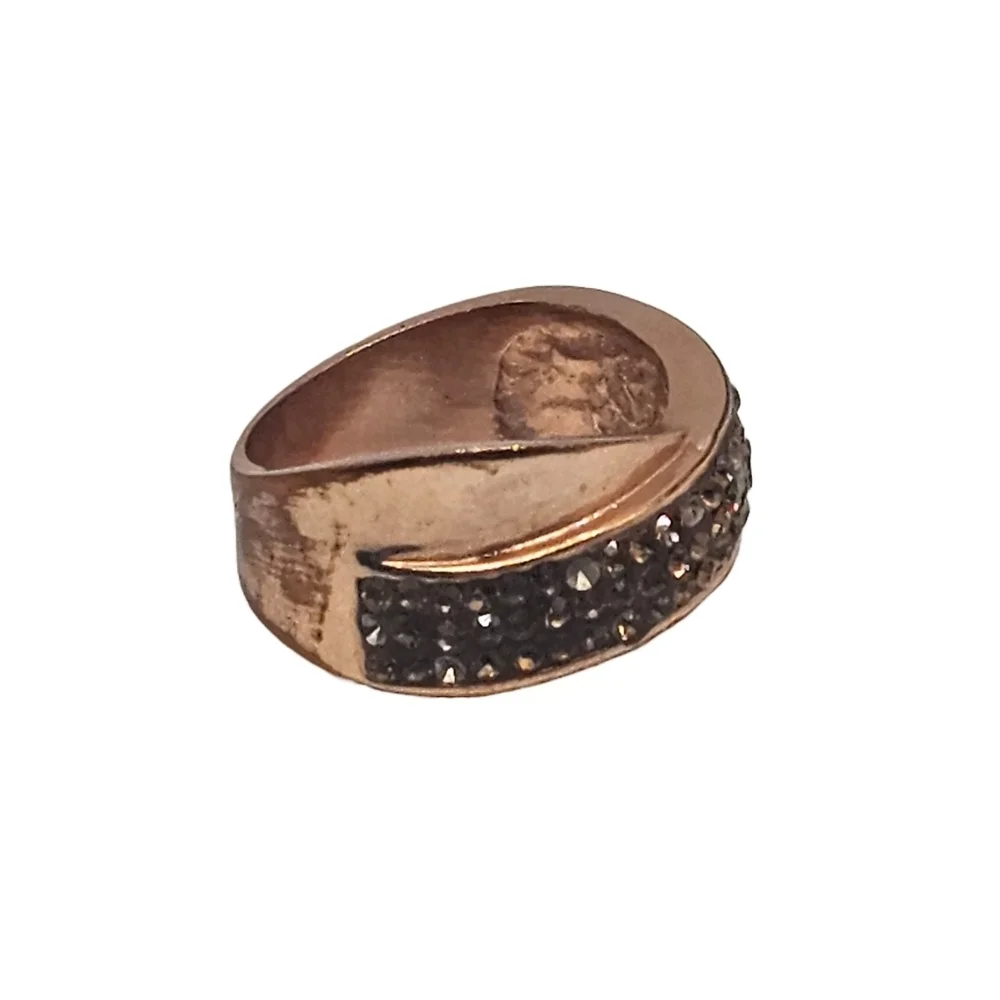 Rhinestone Band Ring (Size 8.5)